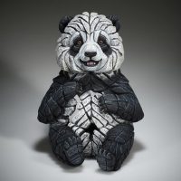 Panda aux tons gris blanc réalisé par Edge sculpture, référence ED40