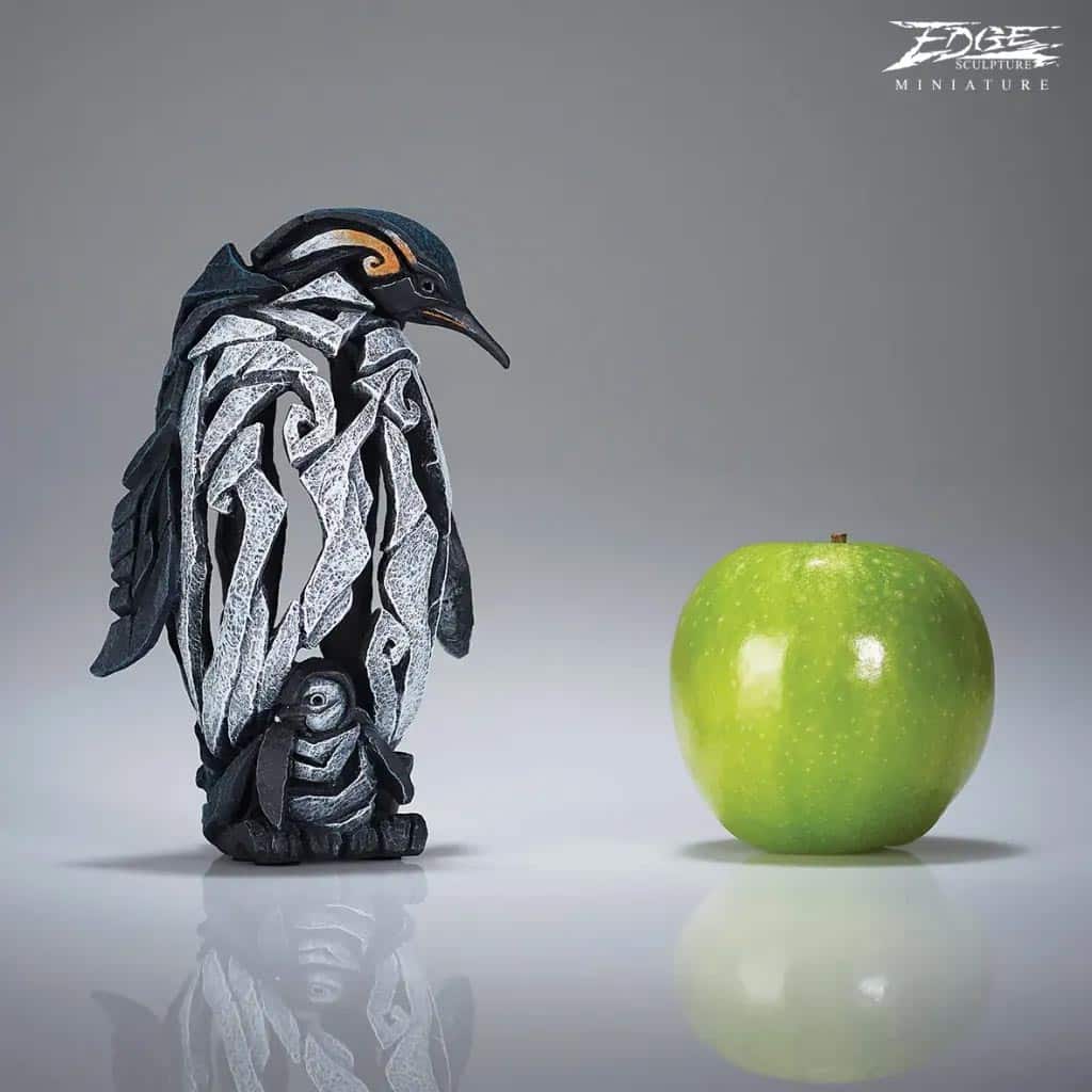 Pingouin miniature, réalisé par Edge sculpture. Réf EDMIN08.