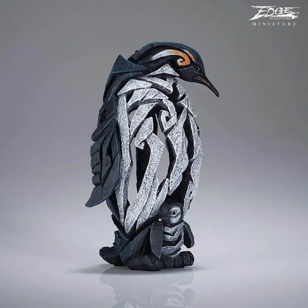 Pingouin miniature, réalisé par Edge sculpture. Réf EDMIN08.